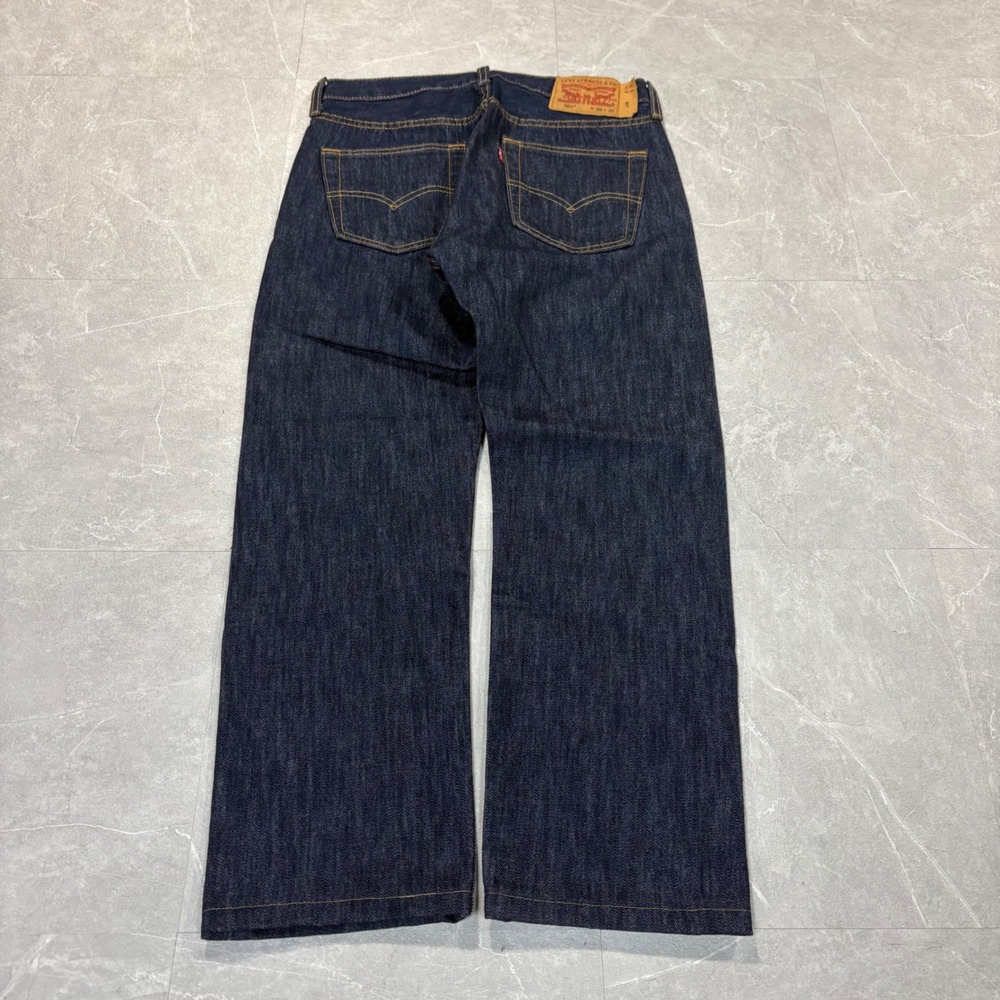 Levis 501 Original Fit Straight Leg Indigo Blue Jeans W29 L25 4466